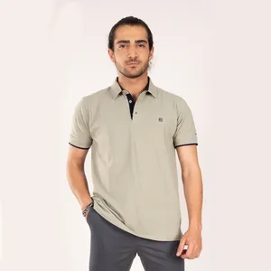 پولوشرت آستین کوتاه مردانه ان سی نو مدل دامو 401 رنگ سدری