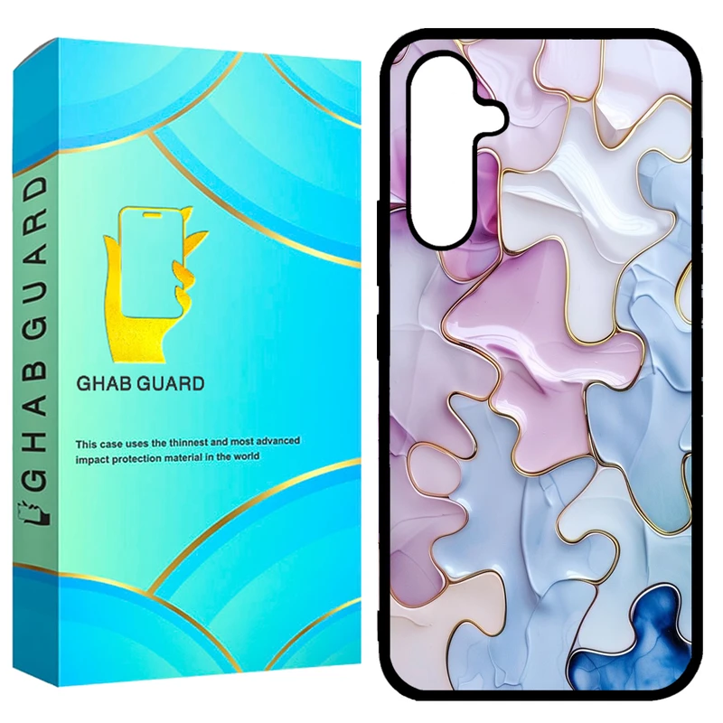 کاور قاب گارد طرح پازل مدل GCHPA54 مناسب برای گوشی موبایل سامسونگ Galaxy A54 5G