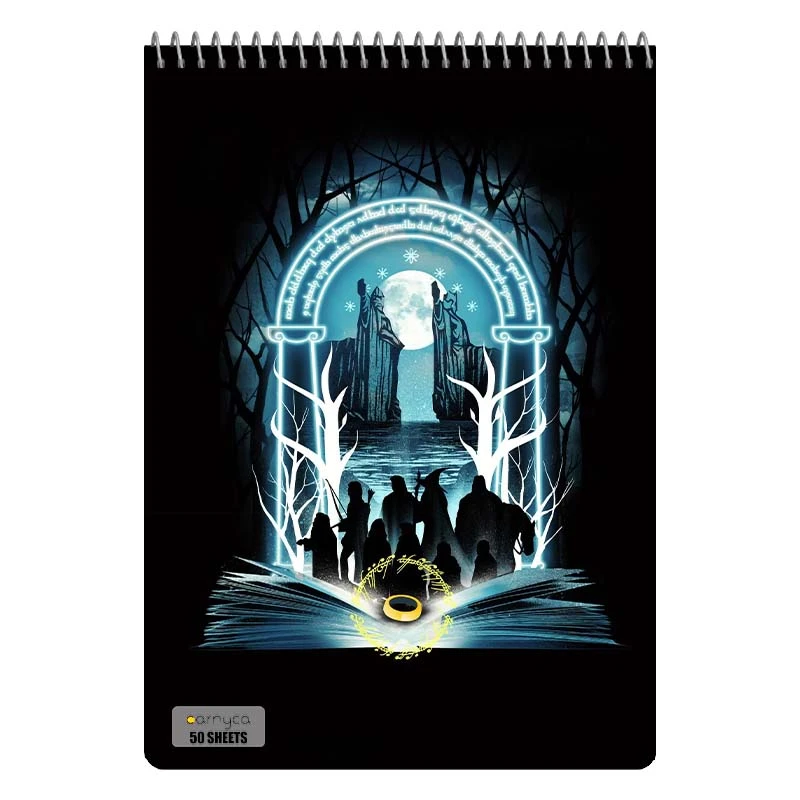 دفتر نقاشی 50 برگ سیمی کارنیکا طرح ارباب حلقه ها Lord of the Rings کد 26403