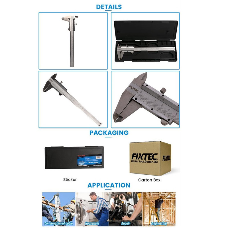 کولیس فیکس تک مدل FHVC0150 گستره 150-0 میلی متر