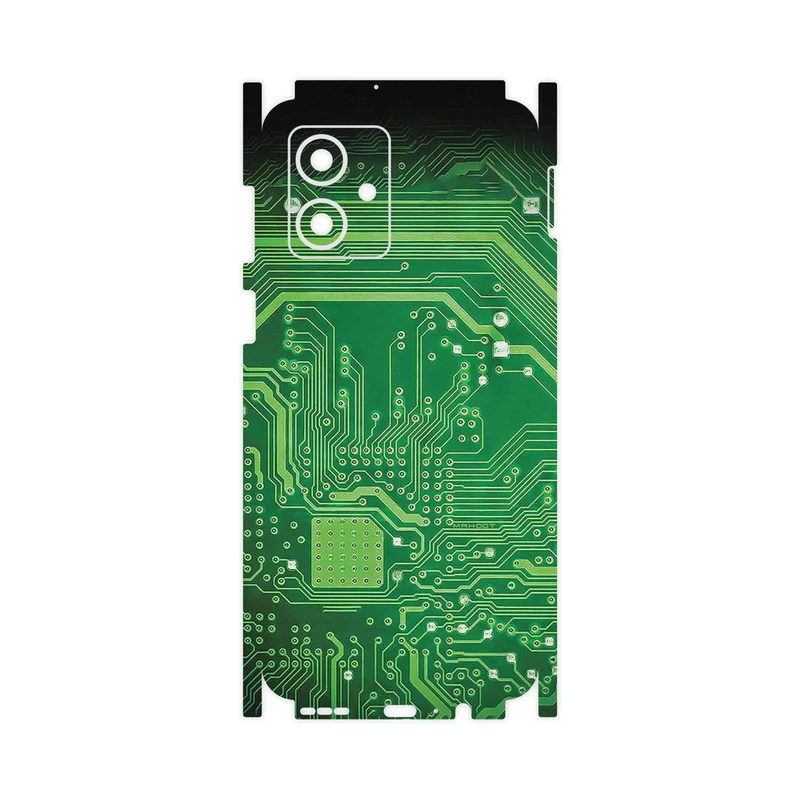 برچسب پوششی ماهوت مدل Green_Printed_Circuit_Board-FullSkin مناسب برای گوشی موبایل موتورولا Moto G54