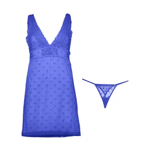 لباس خواب زنانه مدل S108 Blu