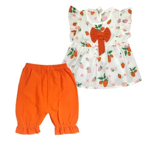 ست پیراهن و شلوارک دخترانه مدل آچالیا