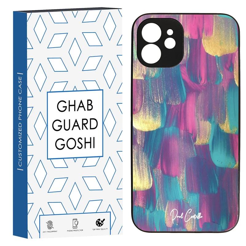 کاور قاب گارد گوشی طرح ابرنگ کد TPU-252 مناسب برای گوشی موبایل اپل Iphone 12