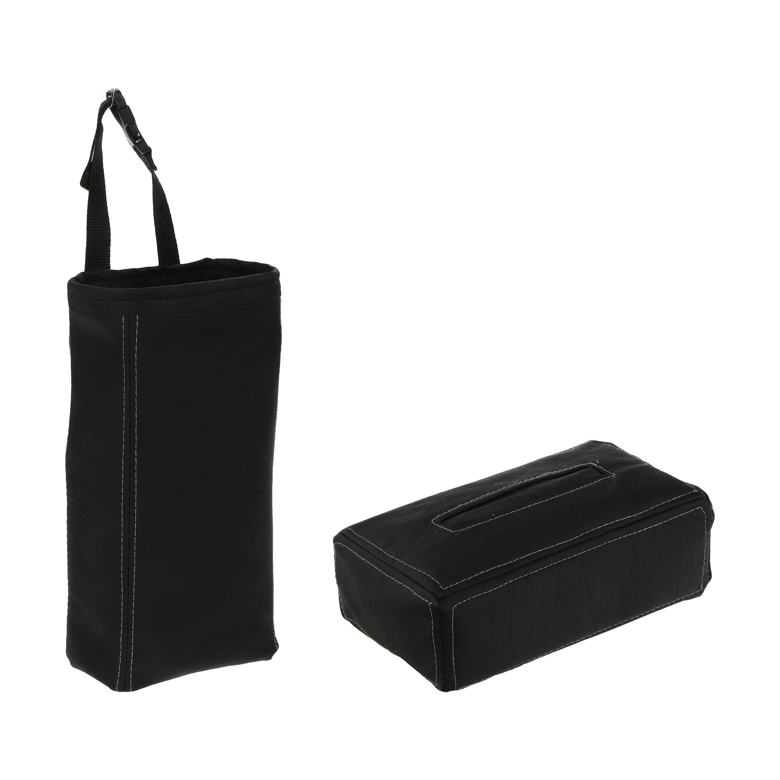 سطل زباله خودرو مدل WB به همراه جای دستمال کاغذی