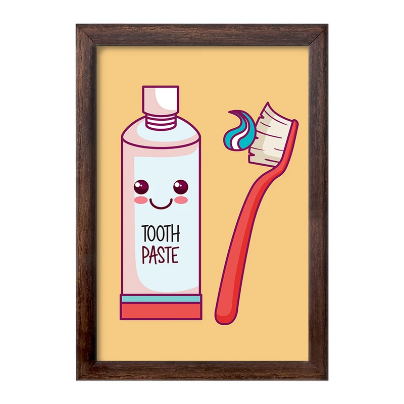 تابلو خندالو طرح دندان و دندانپزشکی کودکانه کد 27772