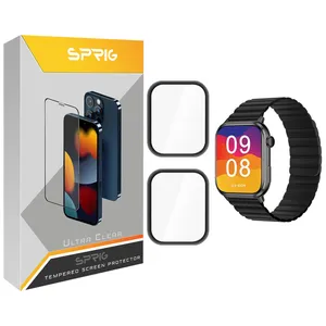 محافظ صفحه نمایش نانو اسپریگ مدل SPG مناسب برای ساعت هوشمند ایمیلب W02 بسته دو عددی