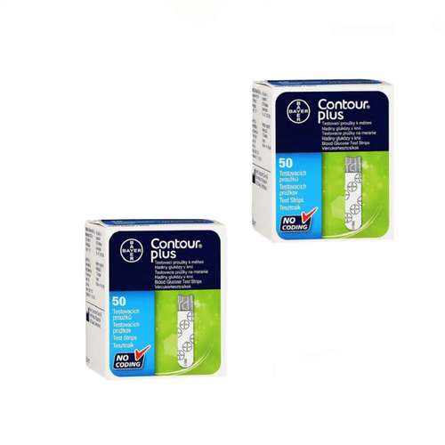 نوار دستگاه تست قند کنتور پلاس مدل sensor مجموعه 2 عددی