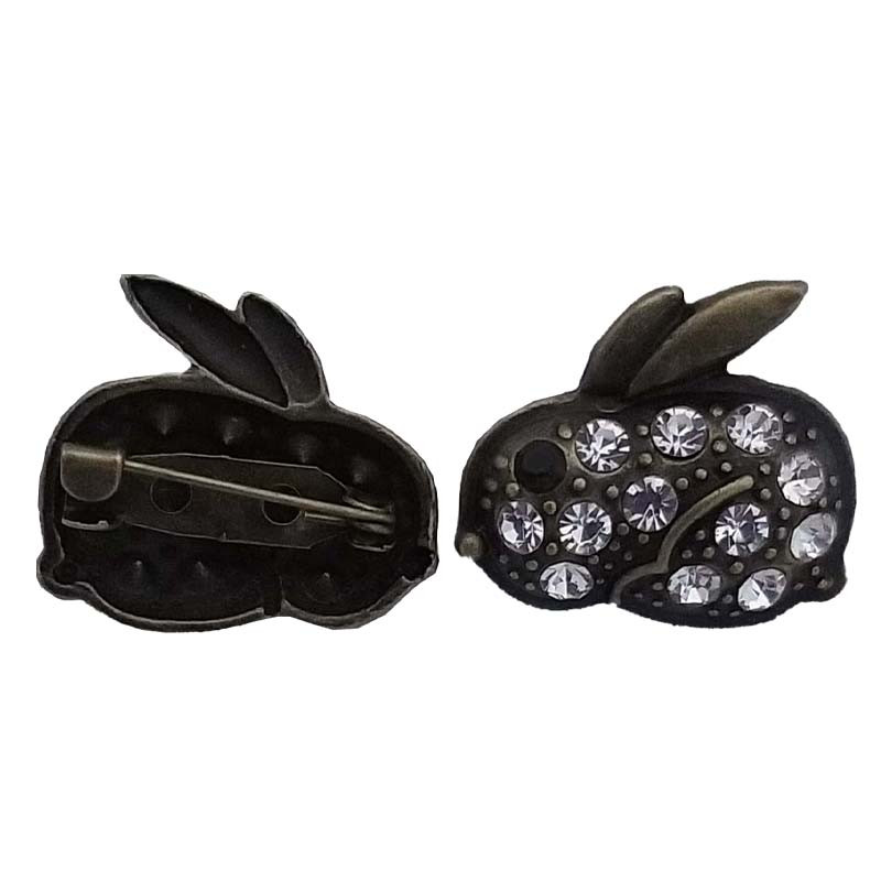 گل سینه دخترانه مدل حیوانات کد A1-06 مجموعه 6 عددی