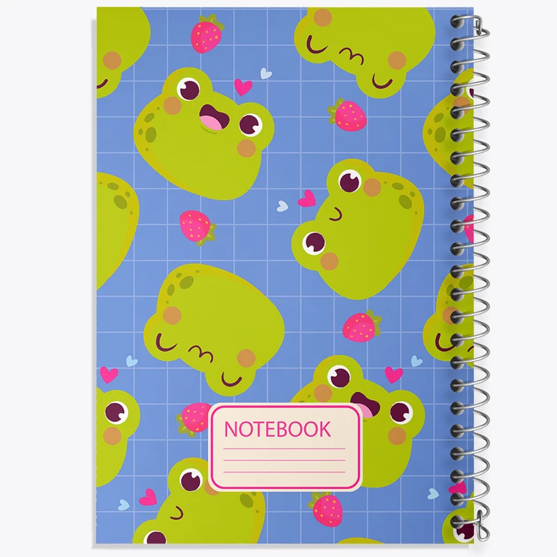 دفتر نقاشی 50 برگ خندالو طرح قورباغه کد N207