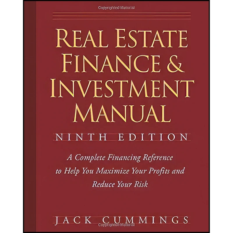 کتاب Real Estate Finance and Investment Manual  9 edition اثر Jack Cummings انتشارات Wiley