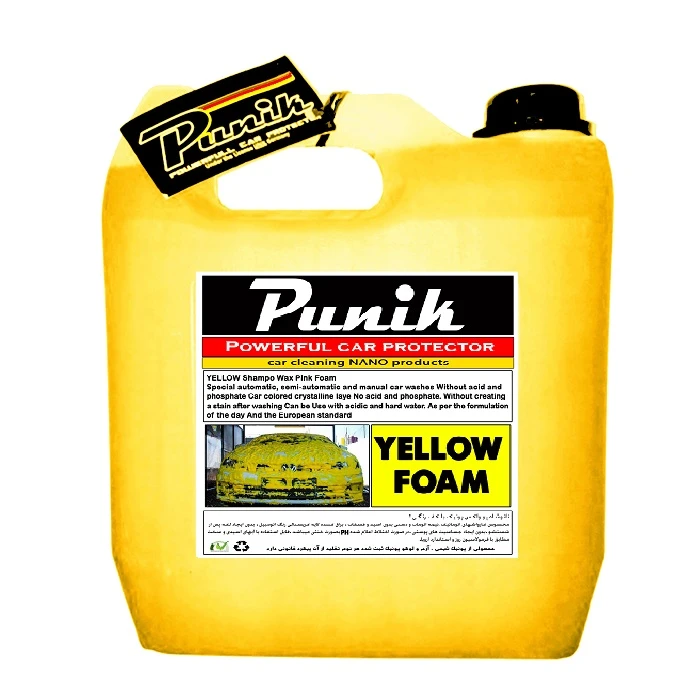 نانو شامپو خودرو کف رنگی پونیک مدل MM404 حجم 4 لیتر