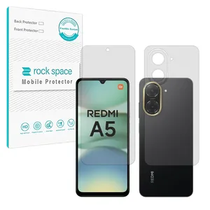 rock space Transparent model Resistant screen protector suitable for Xiaomi Redmi A5 4G mobile phone along with the back of the phone