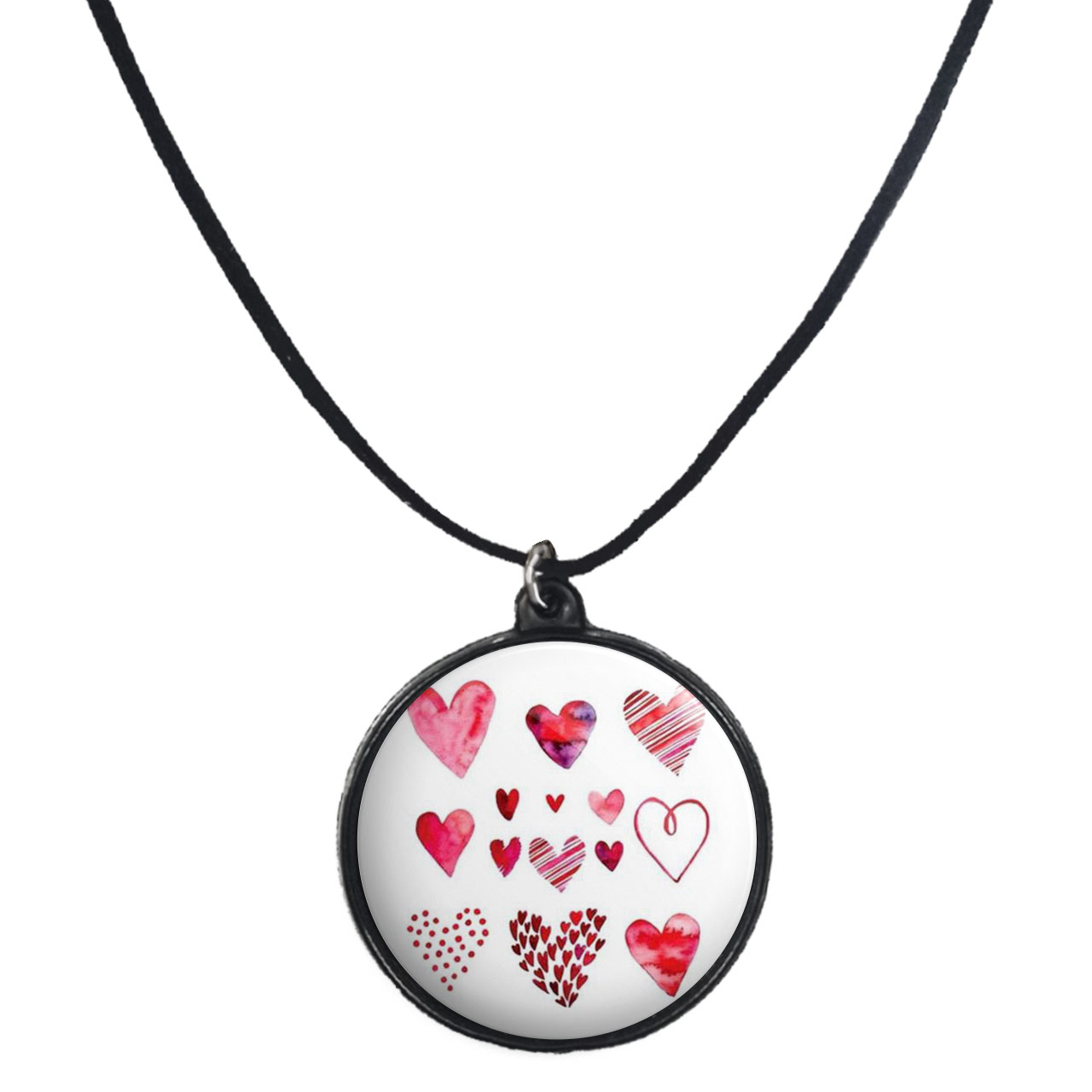 گردنبند پرمانه طرح عاشقانه کد pmb.1171 مدل دو طرفه