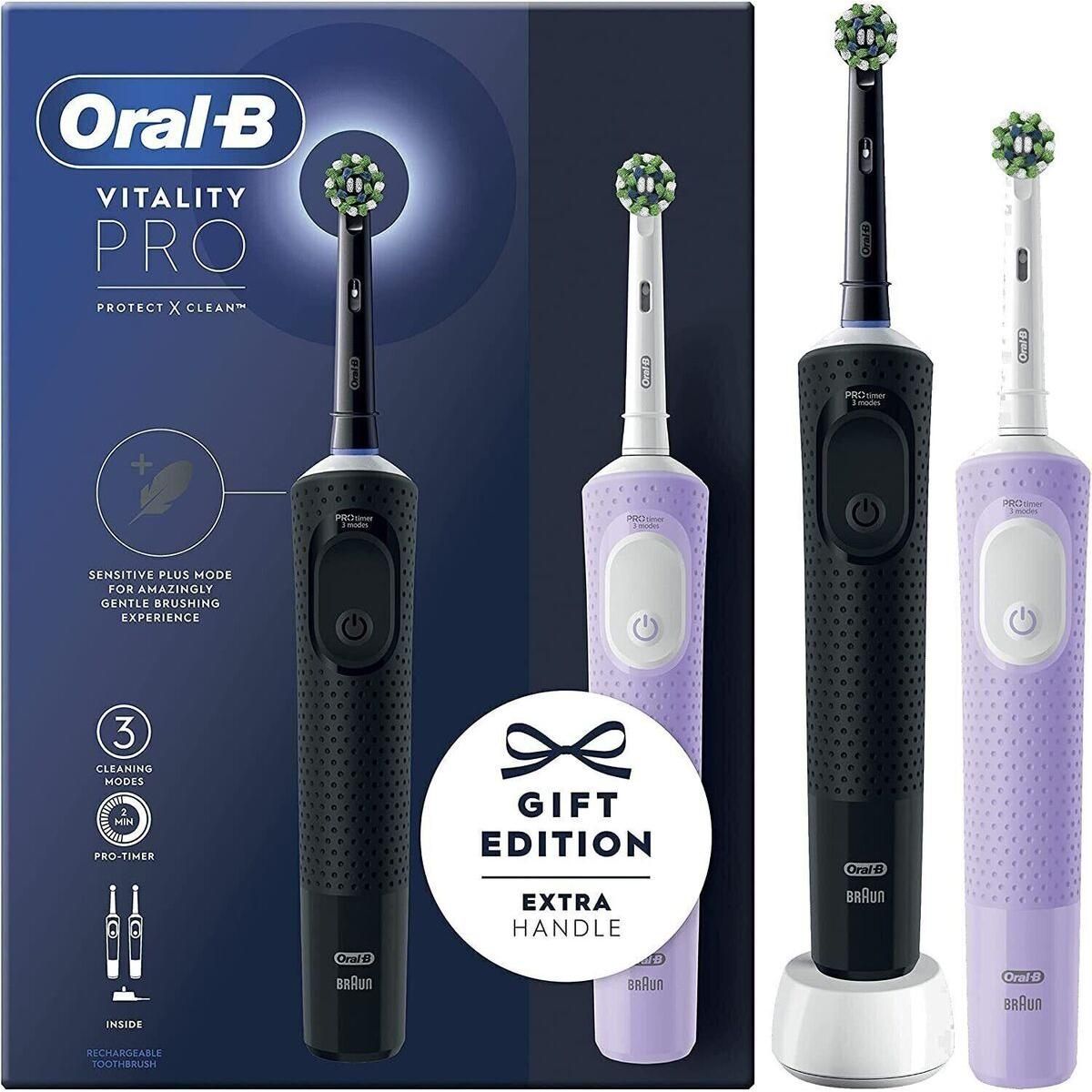 مسواک برقی اورال-بی مدل Vitality Pro Protect X Clean مجموعه 2 عددی -  - 2