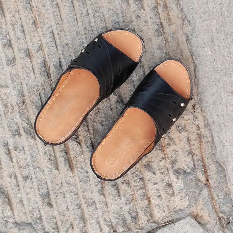 دمپایی زنانه مدل طبی دوختی کد Bk-900002