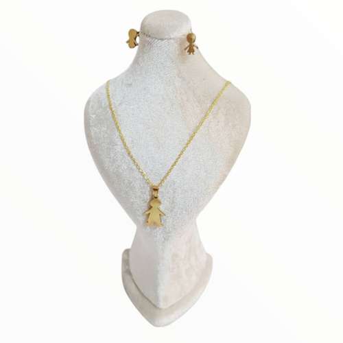 نیم ست زیورآلات زنانه مدل آدمک کد 4044