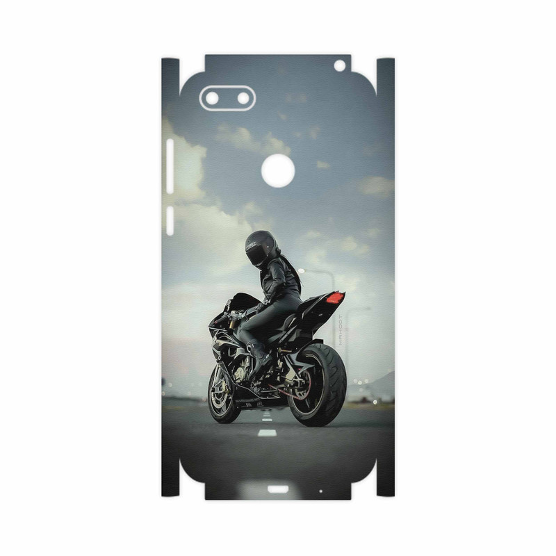 برچسب پوششی ماهوت مدل Motorcycling-FullSkin مناسب برای گوشی موبایل موتورولا Moto E6 Plus