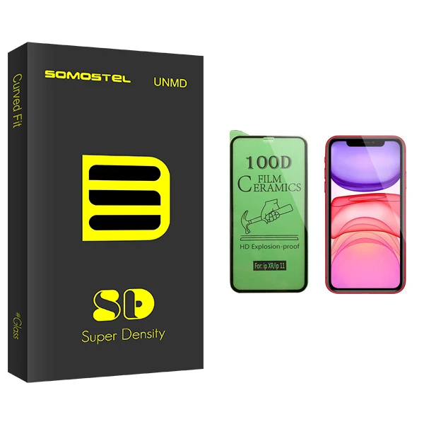 محافظ صفحه نمایش سرامیکی سوماستل مدل SD Glass مناسب برای گوشی موبایل اپل iPhone 11