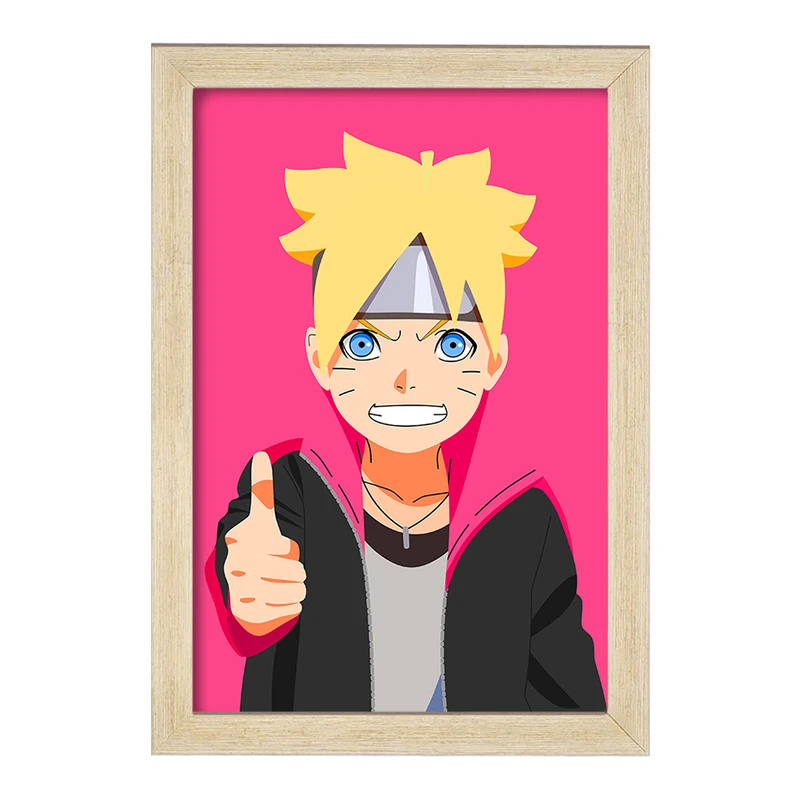 تابلو خندالو مدل بوروتو اوزوماکی انیمه بوروتو Boruto  کد 13131