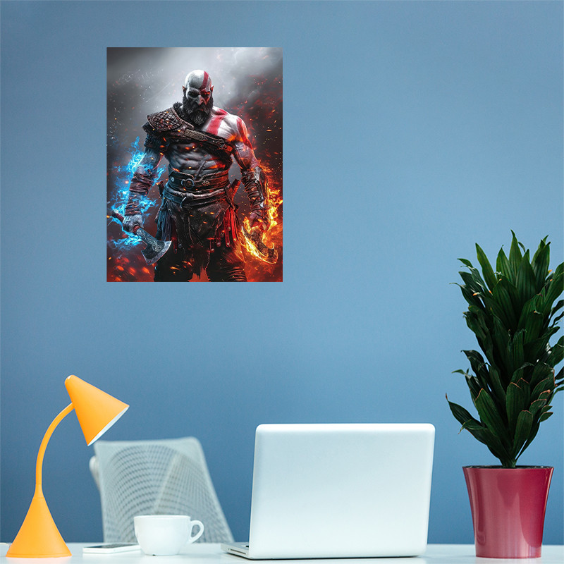 تابلو شاسی کارنیکا طرح گیمینگ gaming کد 053 مجموعه 4 عددی