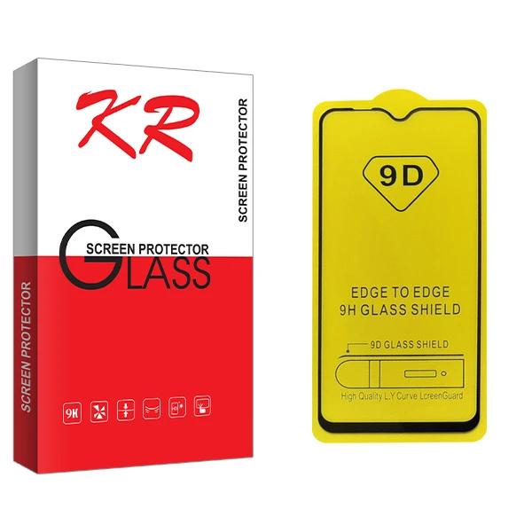 محافظ صفحه نمایش 9D کی آر مدل +HD مناسب برای گوشی موبایل سامسونگ Galaxy A10