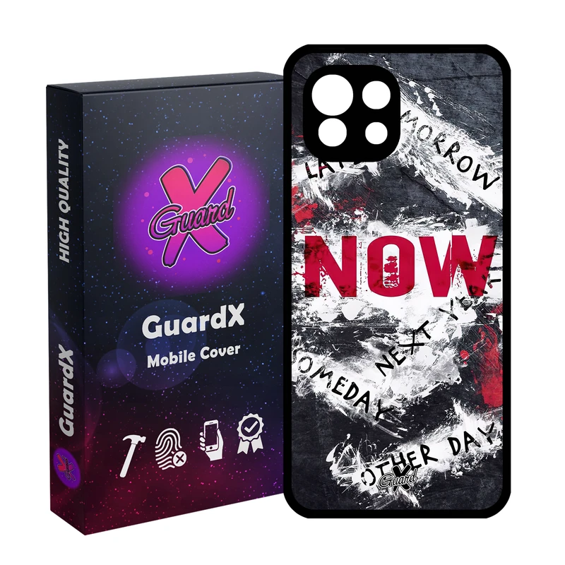 کاور گارد ایکس طرح متن مدل Glass10484 مناسب برای گوشی موبایل شیائومی  MI 11 Lite