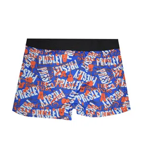 شورت مردانه مدل پادار چاپی رنگ آبی