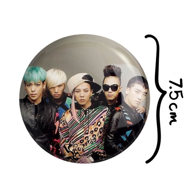 آینه جیبی خندالو مدل گروه بیگ بنگ BIGBANG کد 12577 آینه جیبی خندالو مدل گروه بیگ بنگ BIGBANG کد 12577