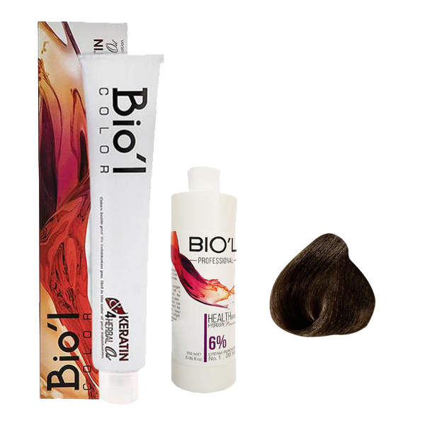 	 کیت رنگ مو بیول مدل NATURAL شماره 7.23 حجم 100 میلی لیتر رنگ بلوند ماسه ای متوسط