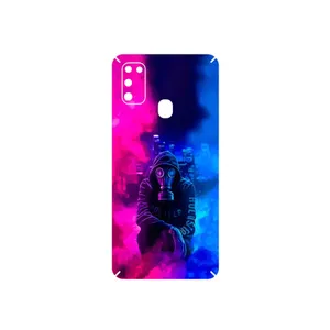 MAHOOT Smoke Rainbow Digital Art 2 Cover Sticker for Samsung Galaxy M21
