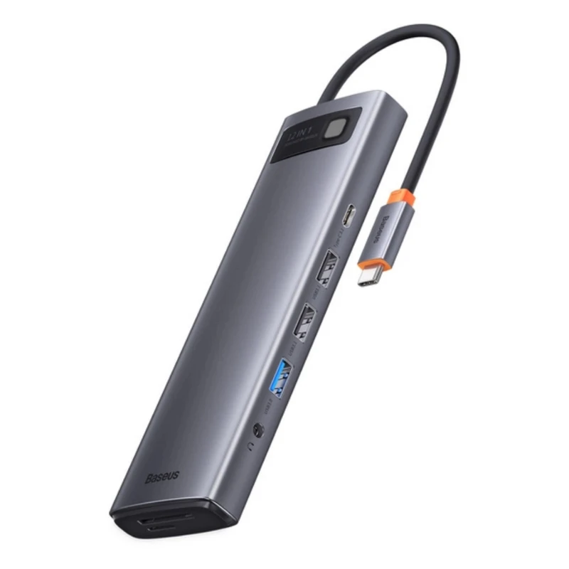 هاب 12 پورت USB-C بیسوس مدل WKWG020213 هاب 12 پورت USB-C بیسوس مدل WKWG020213