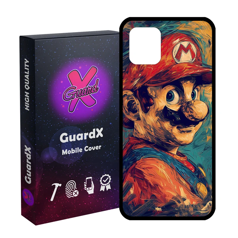 کاور گارد ایکس طرح ماریو قارچ خور مدل 10761 مناسب برای گوشی موبایل سامسونگ Galaxy Note 10 Lite / A81