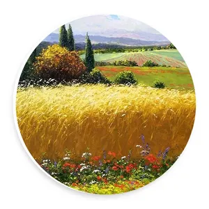  دیوارکوب طرح نقاشی گندم زار مزارع کشاورزی مدل wtb661