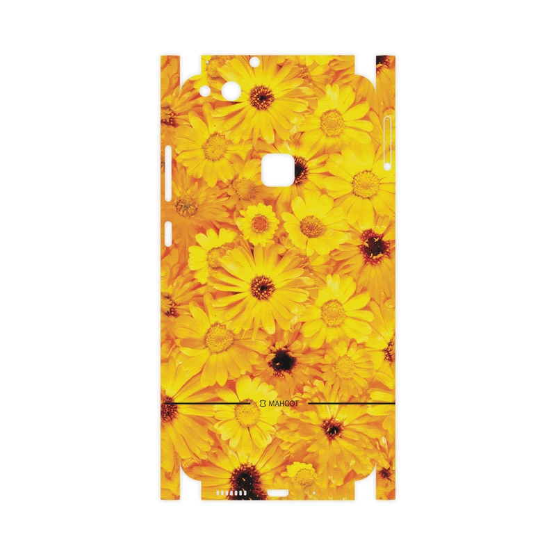 برچسب پوششی ماهوت مدل Yellow-Flower-FullSkin مناسب برای گوشی موبایل هوآوی P10 Lite