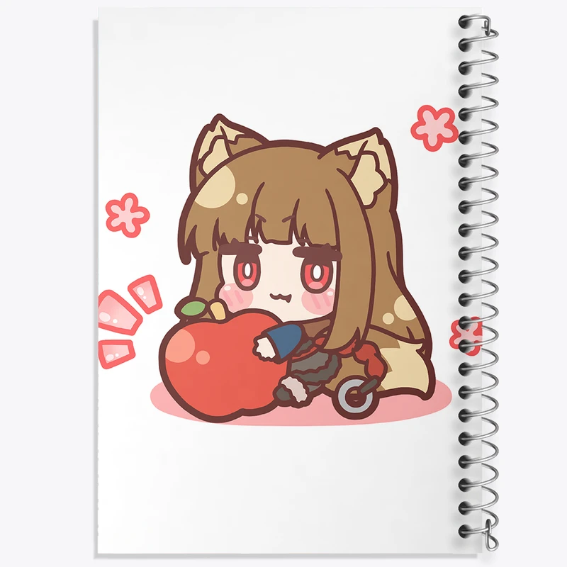 دفتر نقاشی 50 برگ خندالو طرح هولو انیمه ادویه و گرگ کد 36166