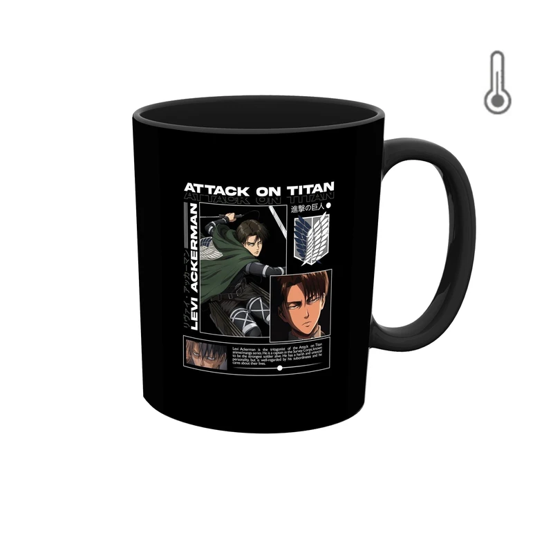 ماگ حرارتی طرح انیمه ات آن تایتان ارن 