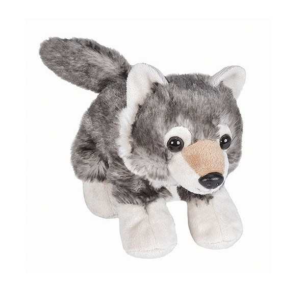 عروسک طرح گرگ مدل Wild Republic Wolf کد SZ11/701 طول 24 سانتی متر