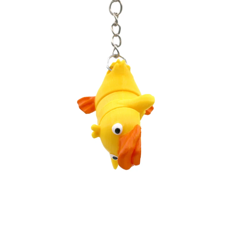 عکس شماره 3 : جاکلیدی دخترانه مدل مفصل دار و متحرک طرح اردک کد ducky