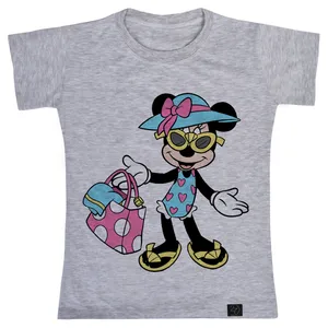 تی شرت آستین کوتاه دخترانه 27 مدل میکی موس کد V195