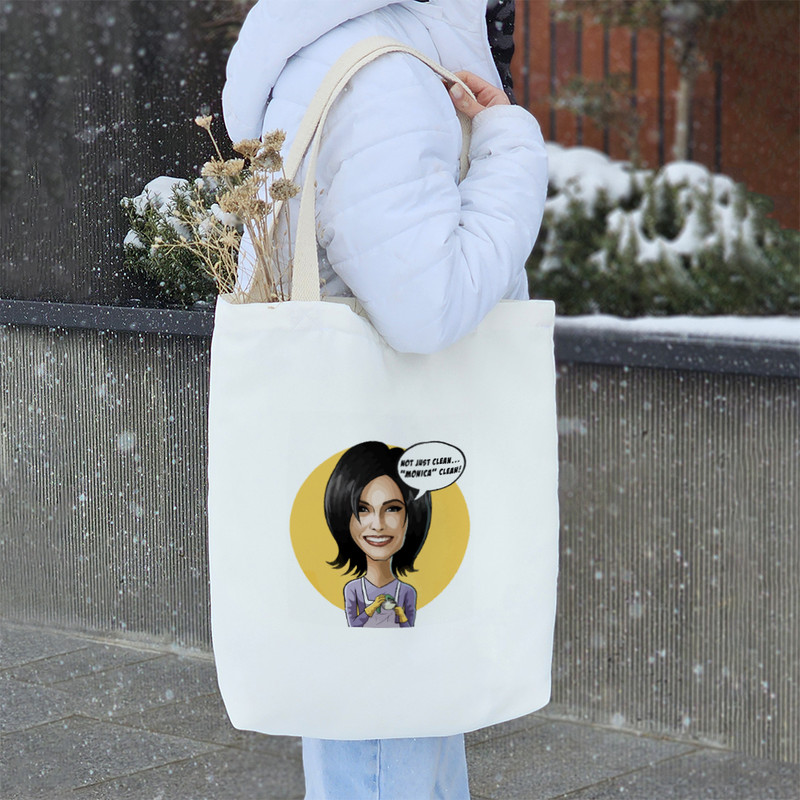 ساک خرید خندالو مدل مونیکا سریال فرندز کد 7937