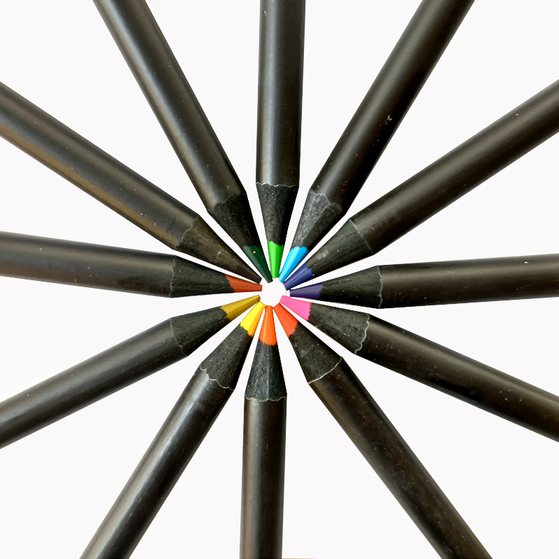 مداد رنگی 12 رنگ وک طرح سه گوش