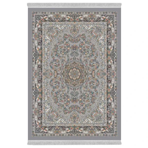 فرش پارچه‌ای دفه مدل فرشینه هازان مخمل طرح فانتزی کد 3028