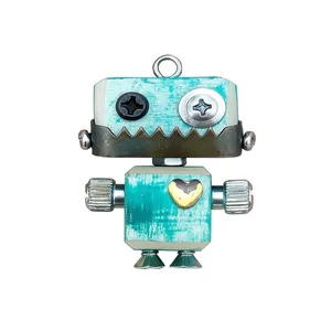 جاکلیدی چوبی هنرانه مدل رباتی کد 1