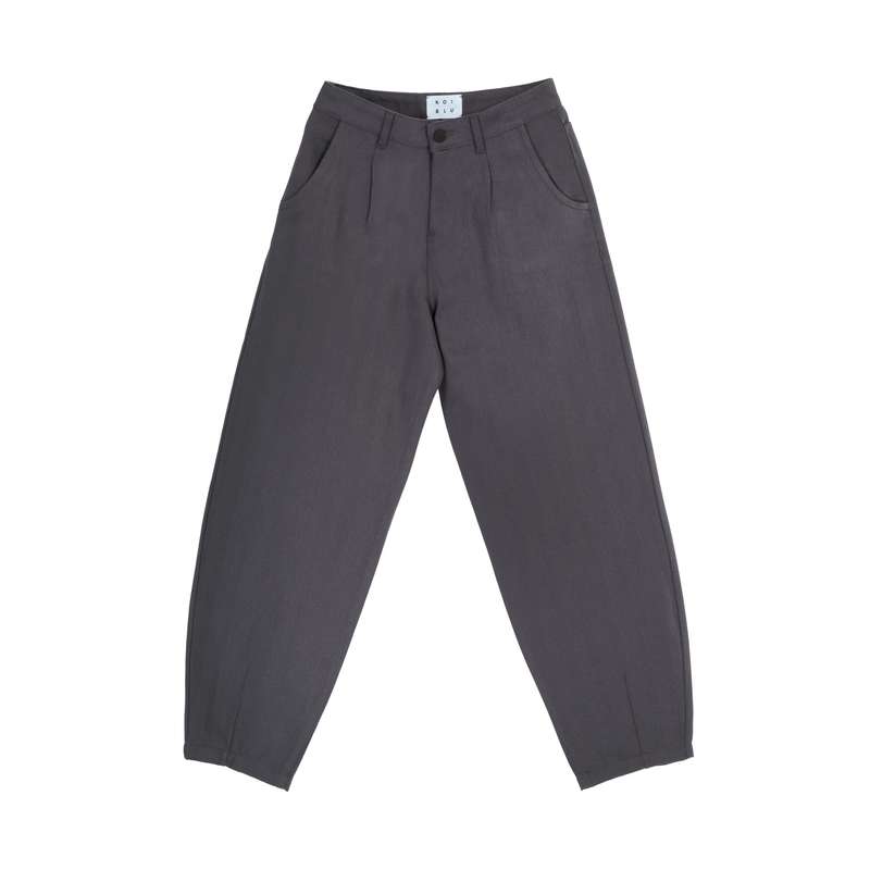 شلوار جین زنانه کوی مدل 229 خمره ای راه راه