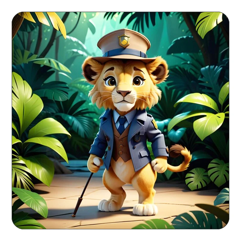 مگنت کاکتی طرح حیوانات کارتونی مدل mp28360