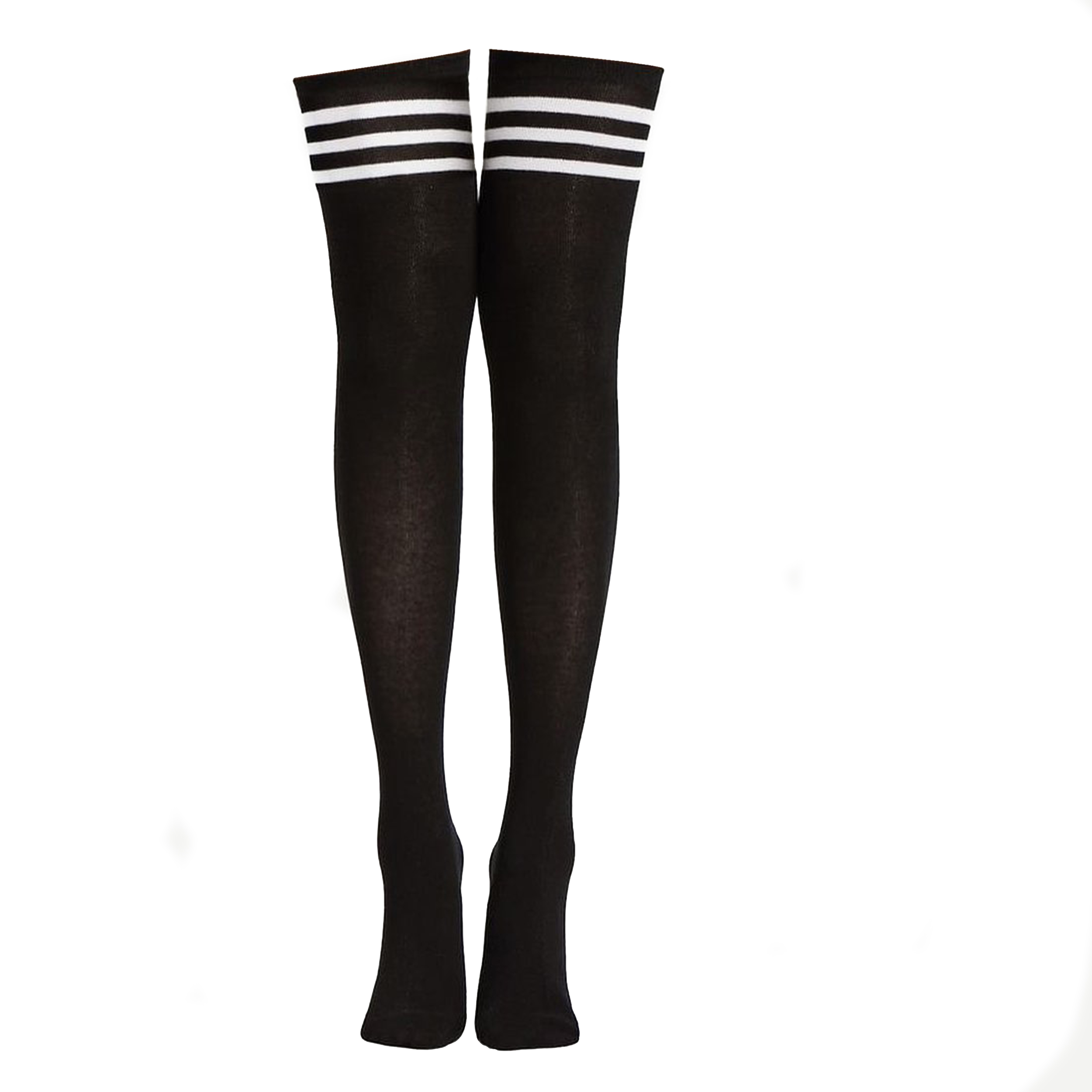 جوراب ساق بلند زنانه تن پوش هنگامه مدل بالا زانو رینگی مجموعه 2 عددی  -  - 3