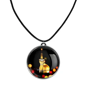 گردنبند خندالو مدل حرم امام رضا کد 3711237113