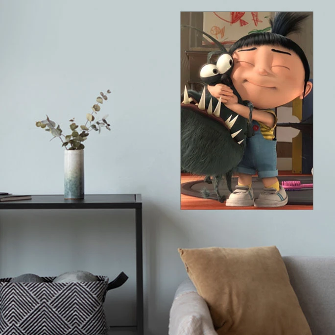 پوستر گوفی مدل والپیپر دختر ناز و کیوت انیمیشن نفرت انگیز ها Despicable Cartoon Wallpaper کد HUG85