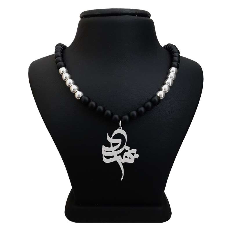 گردنبند نقره مردانه ترمه ۱ مدل بهزاد کد ma 1342 گردنبند نقره مردانه ترمه ۱ مدل بهزاد کد ma 1342